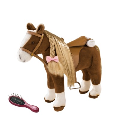 Cheval à Peigner Crinière Blonde 52 Cm