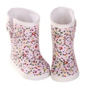 Bottes roses à fleurs