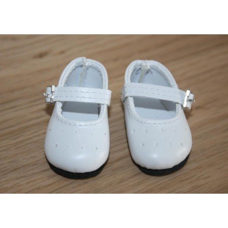 Ballerines blanches à brides Ballerines blanches à brides