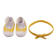 Ballerines bicolores et ceinture