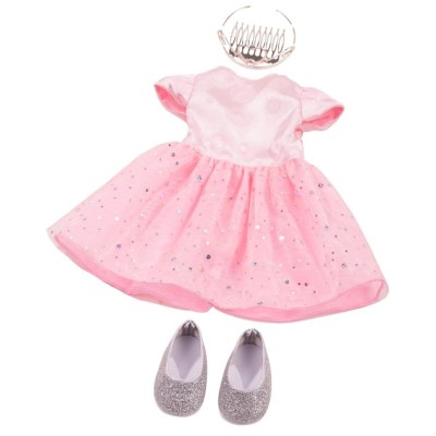 Set Ensemble Royal Princesse pour Poupée 45-50 Cm 
