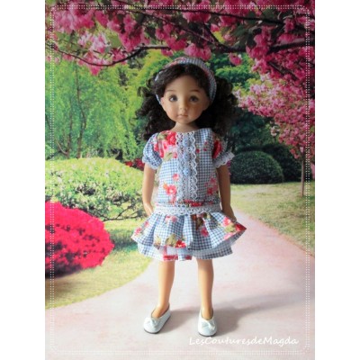 Tenue Confiture de Roses pour Poupée Little Darling