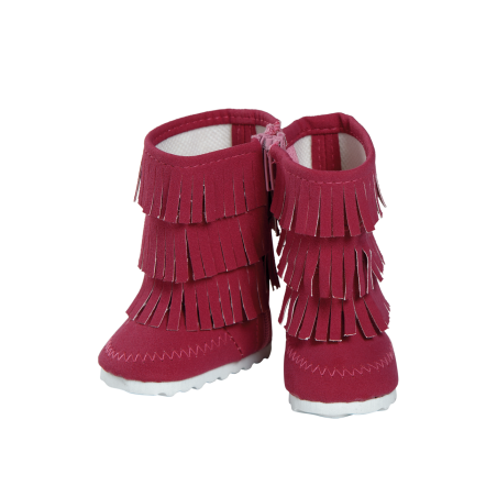 Bottes fuchsia à franges Adora Friends Bottes fuchsia à franges Adora Friends