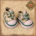 Baskets en toile à fleurs vertes pour InMotion Girl