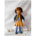 Tenue Petite Ecolière pour poupée Boneka