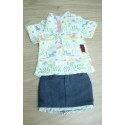 Ensemble Jupe Jeans et Blouse 