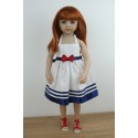 Savannah habillée en robe Sailor Girl