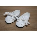 Chaussures blanches à lacets pour Amigas