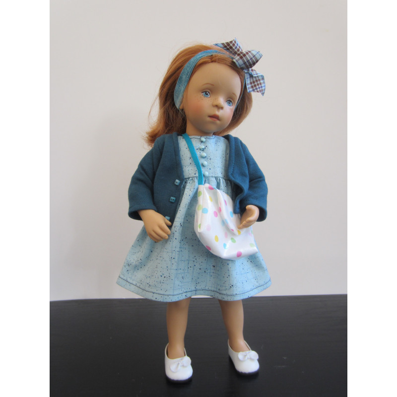 Poupée minouche 34 cm Slyvia Natterer blonde - modèle Inès pour Kathe