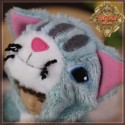 Ensemble Costume Chat gris bleu pour Yu Ping