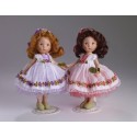Set 2 poupées Roses are Red and Violets are Blue Nancy Ann