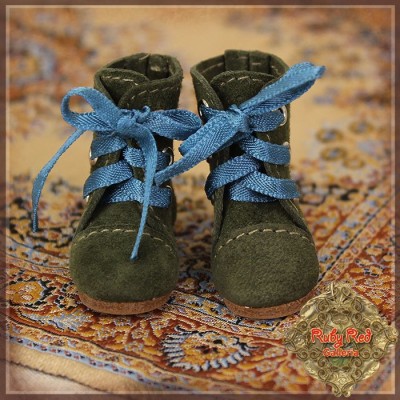 Bottines vertes à lacets pour InMotion Girl