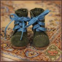 Bottines vertes à lacets pour InMotion Girl