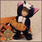 Ensemble Costume Chat Noir pour Yu Ping