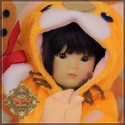 Ensemble Costume Tigre Orange pour Yu Ping