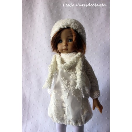 Ensemble Givre écru pour Poupée Little Darling