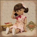 Ensemble Gilet fleuri et Short rose pour InMotion Girls