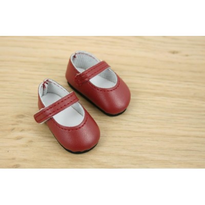 Chaussures Mary Jane marron pour Poupée Gorjuss
