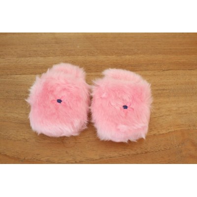 Pantoufles cosy roses