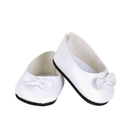 Ballerines blanches à noeud Ballerines blanches à noeud