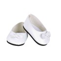 Ballerines blanches à noeud 