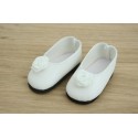 Ballerines blanches à fleur pour Amigas