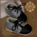 Chaussures bicolores en cuir à lacets pour InMotion Girl - Ruby Red