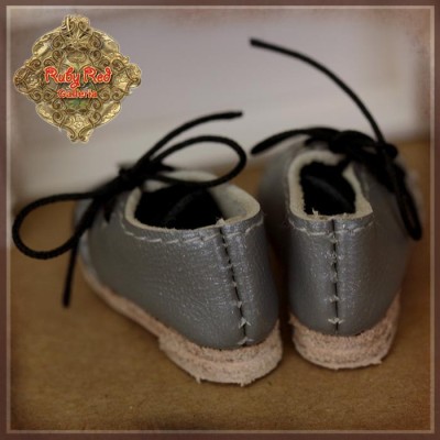 Chaussures bicolores en cuir à lacets pour InMotion Girl - Ruby Red