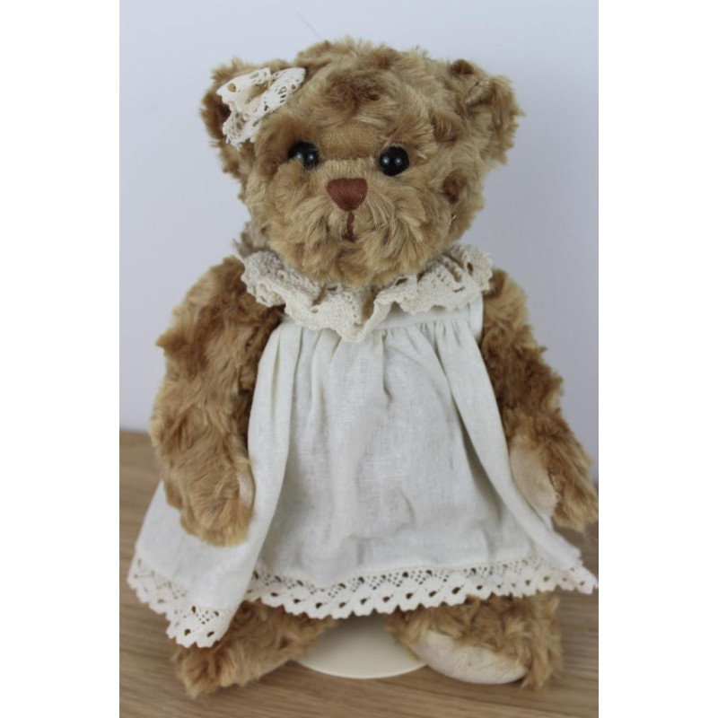 Peluche Ours brun Sisters Sisters 30 cm Bukowski