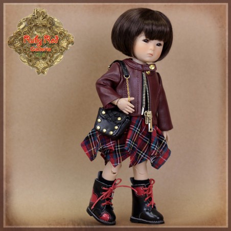 Vêtement Grunge pour Ten Ping InMotion Girls - Rubyred Vêtement Grunge pour Ten Ping InMotion Girls - Rubyred