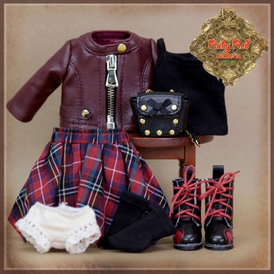 Vêtement Grunge pour Ten Ping InMotion Girls - Rubyred
