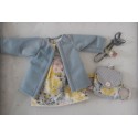 Vêtement Carla Robe fleurie et manteau pour poupée Las Amigas - Paola Reina