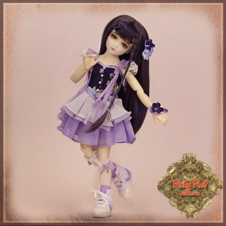 Purple Version Cherry Blossom Fairy Lia Doll Ruby Red - Main Image