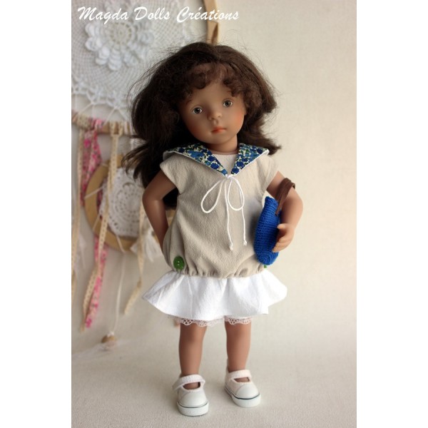 Ensemble Mila pour Poupée Minouche - Magda Dolls Creations