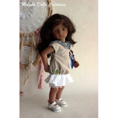 Ensemble Mila pour Poupée Minouche - Magda Dolls Creations