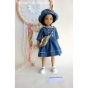 Ensemble Emmeline pour Poupée Little Darling - Magda Dolls Creations