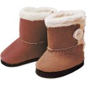 Bottes cognac fourrées poupée Finouche - Petit Collin