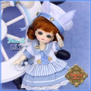 Poupée Honee-B Lily 11 Cm - Edition Little Sailor - Ruby Red