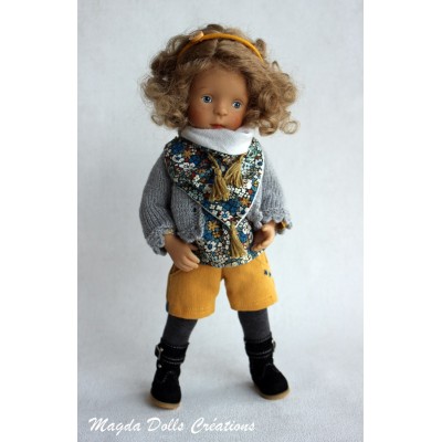 Ensemble Aïko pour Poupée Little Darling -Magda Dolls Creations