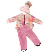 Ensemble Hiver fleuri pour Poupée 45-50 Cm - Götz