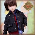 Tenue Boy Style Veste bleue et Jeans pour poupée Rubyred 30 Cm