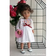 Ensemble Dille pour Poupée Minouche - Magda Dolls Creations