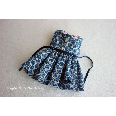 Ensemble Myosotis pour Poupée Minouche - Magda Dolls Creations