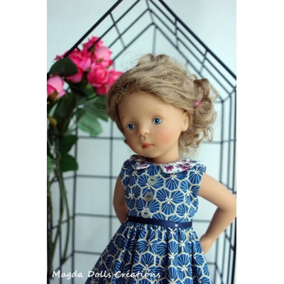Ensemble Myosotis pour Poupée Minouche - Magda Dolls Creations