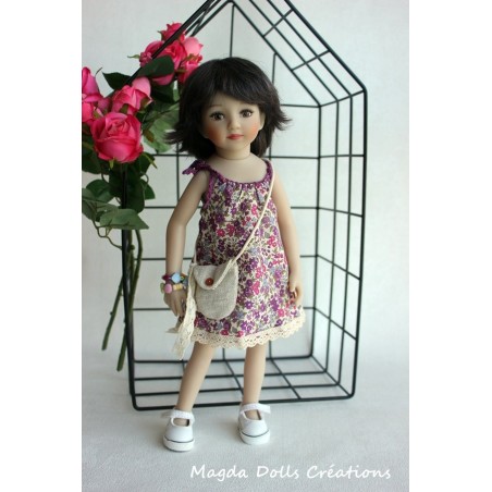 Ensemble Lavande pour Poupée Mini Maru - Magda Dolls Creations Ensemble Lavande pour Poupée Mini Maru - Magda Dolls Creations