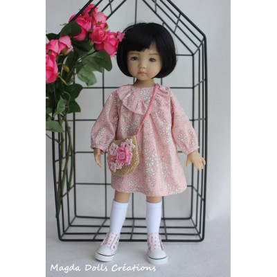 Ensemble Anémone pour Poupée Little Darling - Magda Dolls Creations