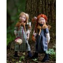 Set de 2 Poupées Blanche-Neige et Rose-Rouge 50 cm - Edition Contes de Fées - Zwergnase