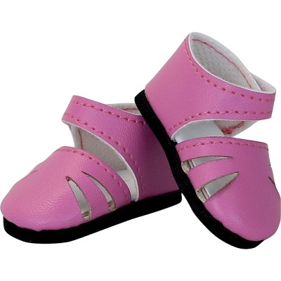 Chaussures roses à bride pour Minouche - Petit Collin