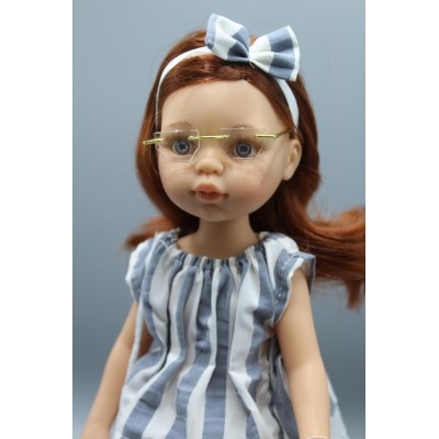 Lunettes dorées pour poupée Las Amigas - Paola Reina