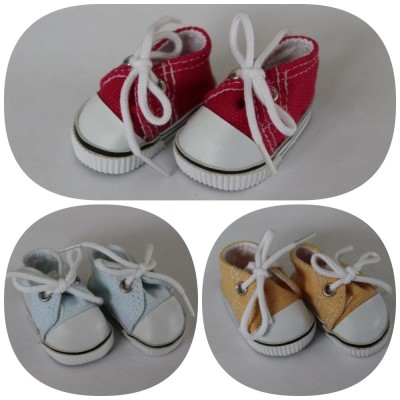 Sneakers à lacets en toile Gentiane
